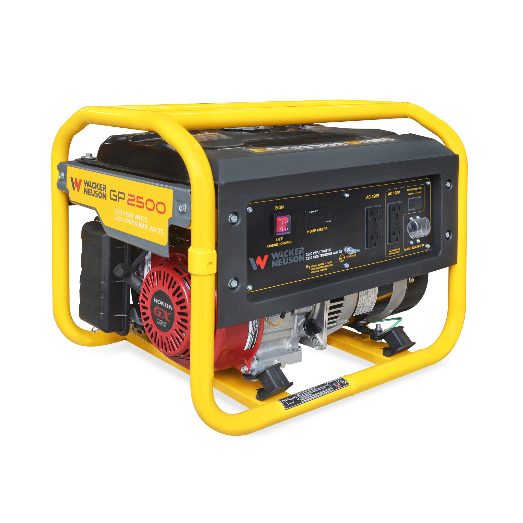 Wacker Neuson, 2500 Watt Portable Generator, Voltage 120/240 Model# GP2500A